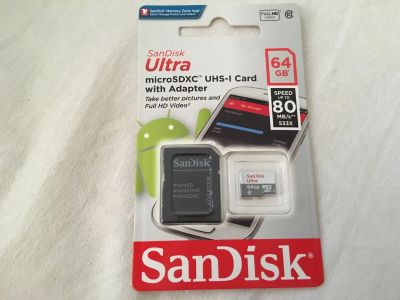 Лот: 13937723. Фото: 1. Флеш карта Sandisk Ultra microSDXC... Карты памяти