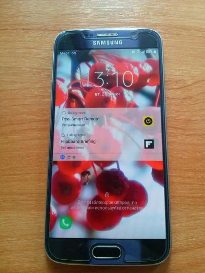 Лот: 10070737. Фото: 1. Samsung galaxy S6 Черный сапфир. Смартфоны