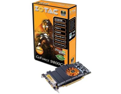Лот: 6247104. Фото: 1. 512mb ZOTAC GeForce 9800 GT ECO. Видеокарты