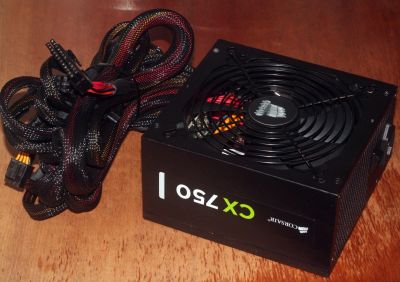 Лот: 11777195. Фото: 1. Corsair CX750 750W. Корпуса, блоки питания