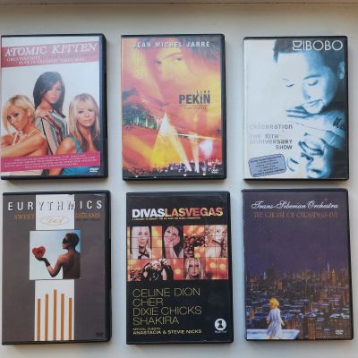 Лот: 22142218. Фото: 1. DVD диски (видеоклипы концерты... Видеозаписи, фильмы
