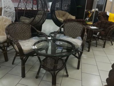 Лот: 14672584. Фото: 1. Комплект кофейный Елена. Мебель для сада, дачи