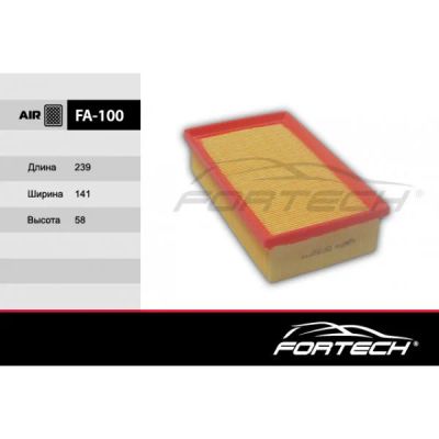 Лот: 16114857. Фото: 1. FA-100 FORTECH Ф\ возд\16546BC40A... Другое (автозапчасти)