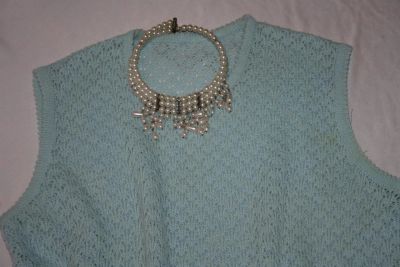 Лот: 3635769. Фото: 1. нежное ажурное платье+кардиган... Платья