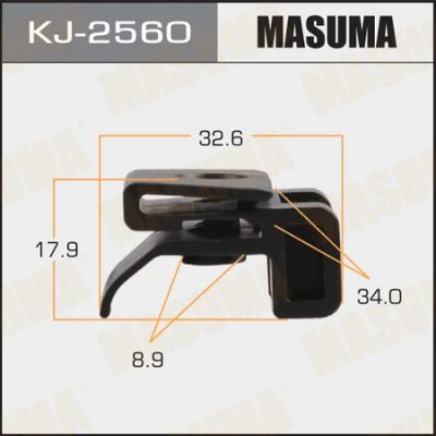 Лот: 18607894. Фото: 1. Клипса крепежная masuma 2560-kj... Кузов