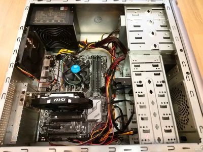 Лот: 16602472. Фото: 1. Игровой пк s1151(i5/1050/8gb/1000gb... Компьютеры в сборе