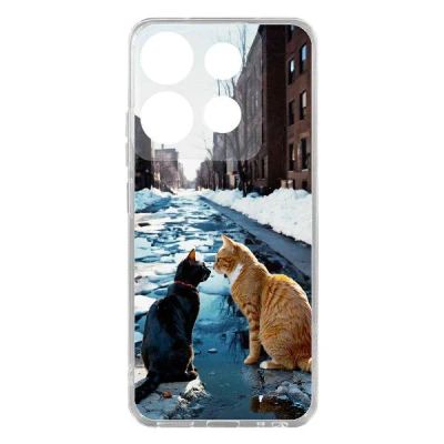 Лот: 25134664. Фото: 1. Чехол Krutoff Clear Case "Мартовские... Чехлы, бамперы