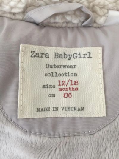 Лот: 11045155. Фото: 1. Куртка на девочку 86 Zara. Верхняя одежда