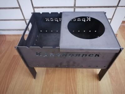 Лот: 21765800. Фото: 1. Мангал разборный 3мм + сумка. Мангалы, грили, коптильни