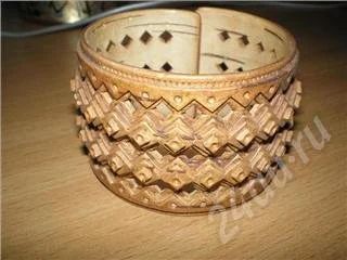 Лот: 164543. Фото: 1. Браслет из бересты. Браслеты