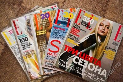 Лот: 176332. Фото: 1. 5 журналов ELLE. Красота и мода