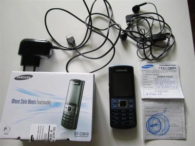 Лот: 2137633. Фото: 1. SAMSUNG C3010,полный комплект... Кнопочные мобильные телефоны
