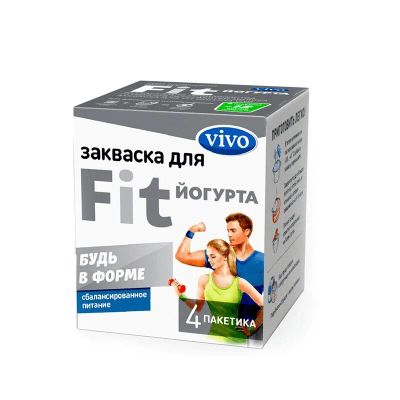 Лот: 25136555. Фото: 1. Vivo закваска Фит-Йогурт 0,5 г... Лекарства