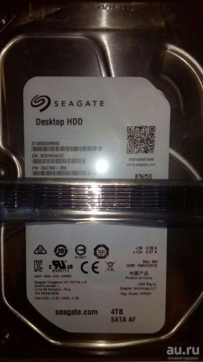 Лот: 9001641. Фото: 1. seagate desktop 4Тб новый!!!. Жёсткие диски (HDD)