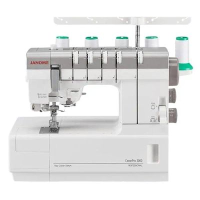 Лот: 25119592. Фото: 1. Распошивальная машина Janome CoverPro... Швейная, вязальная