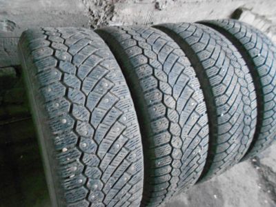 Лот: 24670892. Фото: 1. 4 шт 225-65-17 Continental ContiIceContact... Шины