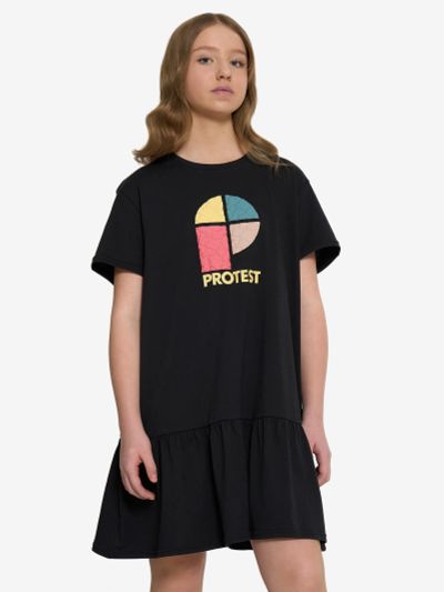 Лот: 25133371. Фото: 1. Платье для девочек Protest, Черный. Другое (спортивная одежда)