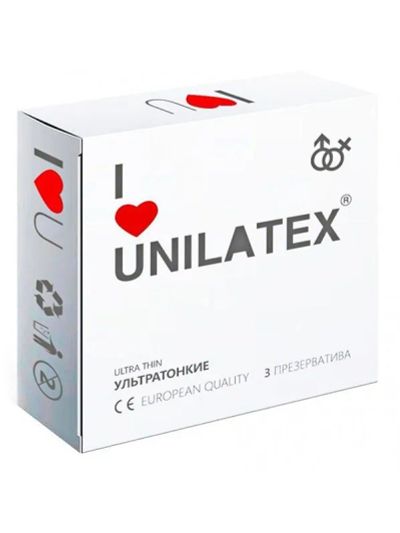 Лот: 22063811. Фото: 1. Ультратонкие презервативы Unilatex... Презервативы