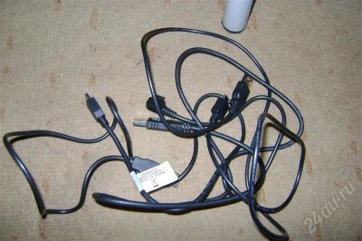Лот: 711535. Фото: 1. 3 USB кабеля. Дата-кабели, переходники