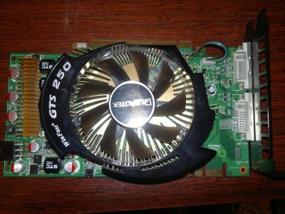 Лот: 3734594. Фото: 1. Видеокарта nvidia gts250 512mb... Видеокарты