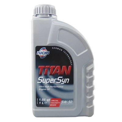 Лот: 14493498. Фото: 1. FUCHS TITAN SUPERSYN 5W-50 1l. Масла, жидкости