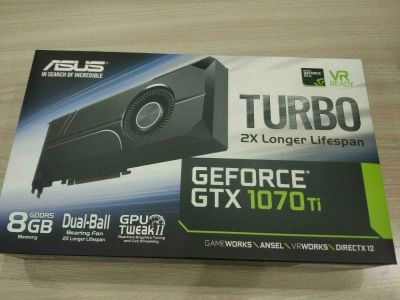 Лот: 11642187. Фото: 1. Nvidia Asus GTX 1070TI. Видеокарты