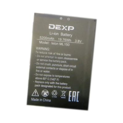 Лот: 21519953. Фото: 1. Аккумулятор Dexp Ixion ML150. Аккумуляторы