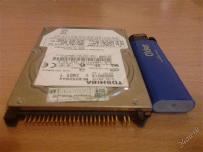 Лот: 1991003. Фото: 1. Винт TOSHIBA 80гб!. Жёсткие диски (HDD)