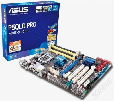 Лот: 629538. Фото: 1. Мат. плата s775 ASUS P5QLD PRO... Материнские платы