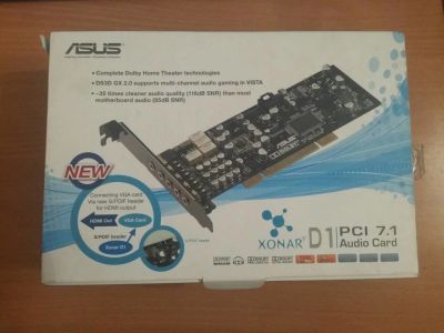 Лот: 9761174. Фото: 1. Звуковая карта Asus Xonar D1. Звуковые карты