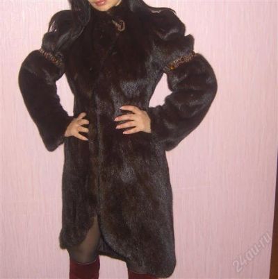Лот: 2243260. Фото: 1. Шуба норка 44-46р, эксклюзивная... Верхняя одежда