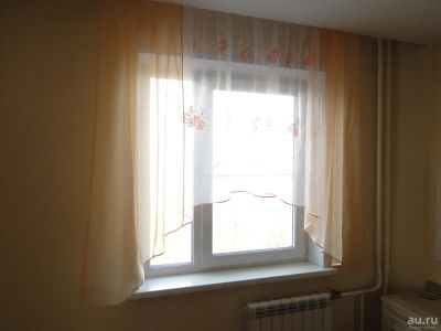 Лот: 9516397. Фото: 1. Штора в кухню 1. Шторы, тюль