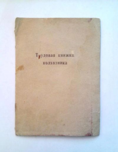 Лот: 7568639. Фото: 1. Трудовая книжка Колхозника. Документы, ценные бумаги, письма