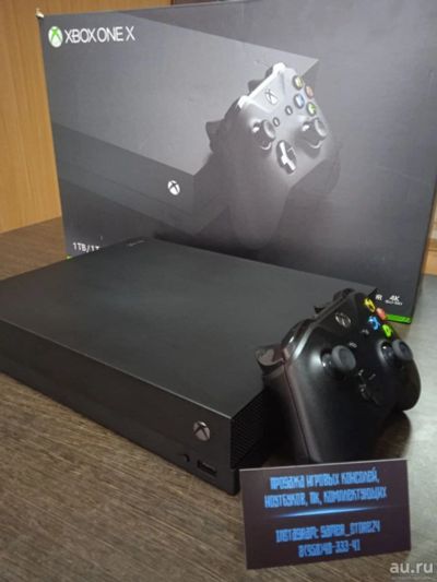 Лот: 16478061. Фото: 1. Microsoft Xbox One X 1000gb... Игровые приставки, консоли