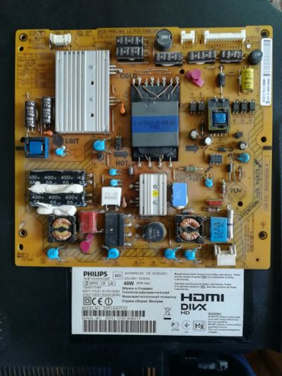 Лот: 25587013. Фото: 1. БП PLDD-P109A,TV Philips 32PFL6007T... Запчасти для телевизоров, видеотехники, аудиотехники