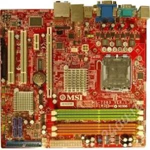 Лот: 1999875. Фото: 1. Материнская плата MSI G31M2 (MS-7383... Материнские платы