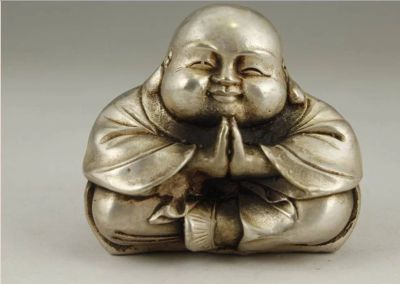 Лот: 3659869. Фото: 1. Будда статуэтка Chinese Old Brass... Другое (антиквариат)