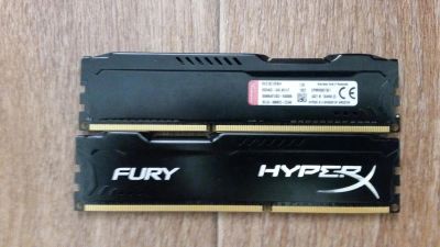 Лот: 9966538. Фото: 1. Память 8Gb Kingston HyperX FURY... Оперативная память