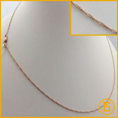 Лот: 9391923. Фото: 1. Золотая цепь 585 пробы. Вес 1... Цепочки