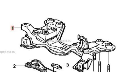 Лот: 21419947. Фото: 1. балка подвески Honda Stepwgn RF3. Ходовая, подвеска, рулевое управление