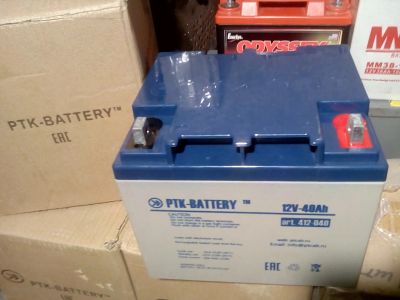 Лот: 15501646. Фото: 1. Новые AGM 12В, 40Ач PTK-Battery... Аккумуляторы