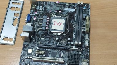 Лот: 21588855. Фото: 1. Материнская плата 1155 (mATX DDR3... Материнские платы