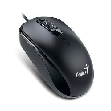Лот: 10498138. Фото: 1. Мышь Genius DX-110, USB, чёрная... Клавиатуры и мыши
