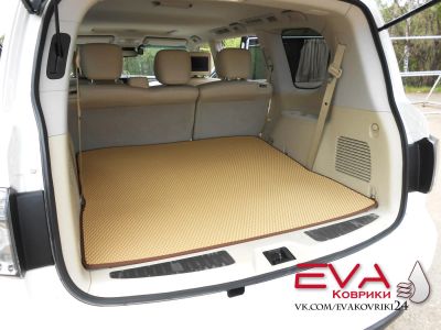 Лот: 9842773. Фото: 1. Автоковрики EVA в багажник Nissan... Чехлы, коврики, оплетки руля