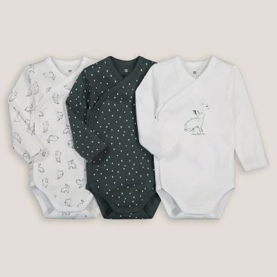 Лот: 24222209. Фото: 1. Комплект из 3 боди с LaRedoute. Ползунки, распашонки, слипы