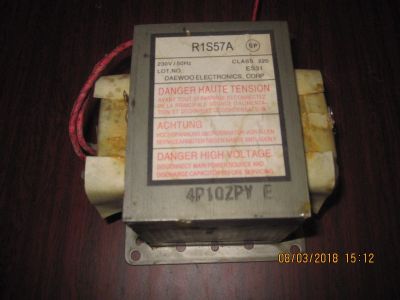 Лот: 11888249. Фото: 1. Силовой трансформатор R1S57A от... Трансформаторы, катушки