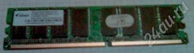 Лот: 200124. Фото: 1. Elixir PC3200U 512MB 400Mhz DDR1... Оперативная память