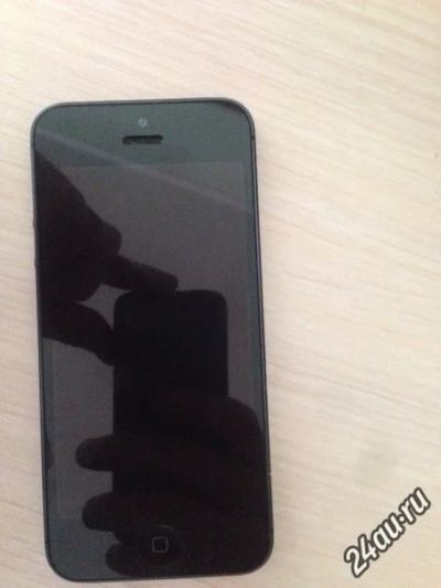 Лот: 6272845. Фото: 1. iPhone 5 16gb черный отличное... Смартфоны