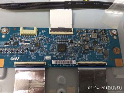 Лот: 9425624. Фото: 1. t-con T430HVN01.6 Ctrl BD panel... Запчасти для телевизоров, видеотехники, аудиотехники