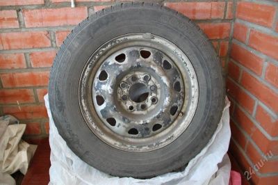 Лот: 812302. Фото: 1. Шины GoodYear Gt 065 + диски штамповка... Шины на дисках